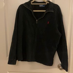 Ralph Lauren Black quarter zip